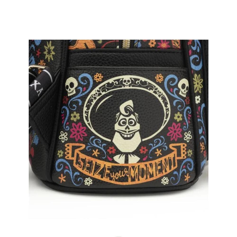 NWT Disney Wondapop Coco Miguel Hector Ernesto Faux Pebbled Leather Backpack - Picture 4 of 8